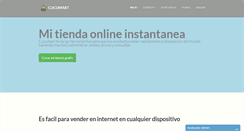 Desktop Screenshot of cucumart.com