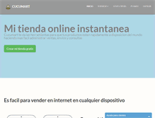 Tablet Screenshot of cucumart.com